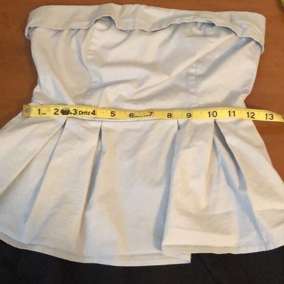 Charlotte Russe Strapless Dress with Peplum Juniors Size Small Y2K Pencil - Picture 6 of 7